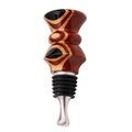 Vinostrumenti VinoStrumenti VSWSM2 Ebony Eye Flat Top Stainless Steel Wine Bottle Stopper VSWSM2